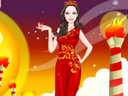 Barbie Fire Princess Dress Up