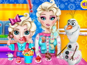 Baby Elsa Caring Slacking