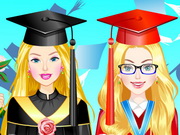 Barbi and Ellie Graduation Day Prep
