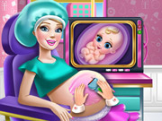 Barbie Pregnant Check-up