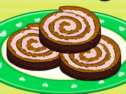 Barbie’s Chocolate Ice Cream Cake Roll