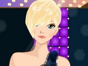 Beautiful Model On Runway Dress Up