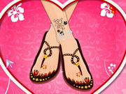 Flower Pedicure Deco