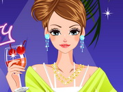 Girl At Cocktail Party Dress Up