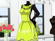 Laser Cut Leather Dress