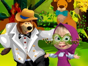 Masha Dress Up The Bear