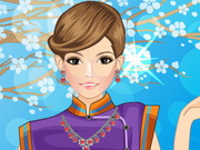 Oriental Influence Fashion Dress Up