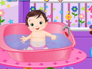 Playful Baby Bathing