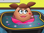 Pou Girl Bathing