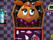 Pou Girl Halloween Emergency