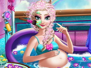 Pregnant Elsa Spa
