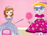 Sofia Transforming Angela In Princess