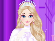 Sophisticated Fur Coat Bride Dress Up