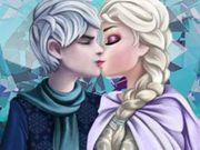 Sweet Kissing Elsa And Jack Frost