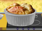 Apple & Cheddar Cheese Souffles