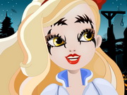 Apple White Halloween Makeup