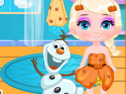 Baby Elsa First Thanksgiving
