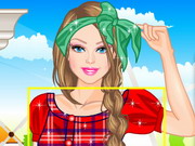 Barbie Farmer Princess Dressup