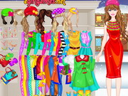 Barbie Winter Shopping Dress Up