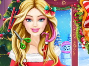 Barbie Xmas Real Haircuts