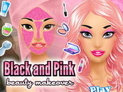 Black And Pink Beauty Makeover