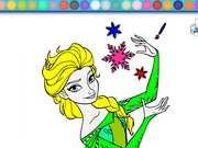 Elsa Frozen Fever Coloring