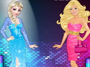 elsa and barbie game