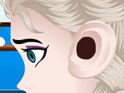 Frozen Elsa Ear Cleaning