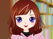 Library Reading Girl