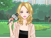 News Report Girl