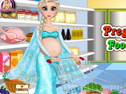 Pregnant Elsa Food Shopping