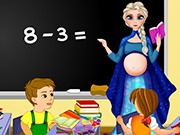 Pregnant Elsa School Teacher