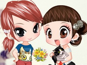 Sisters With Cats Ii