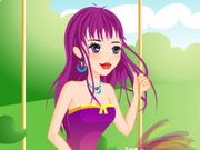 Swinging Girl Dress Up