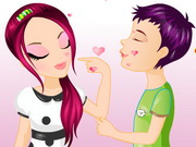 Valentine Kissing Couple