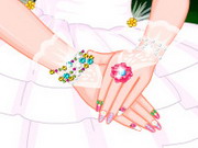 Fairy Barbie Wedding Nails