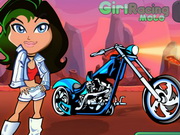 Girl Moto Racing