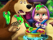 Masha And Bear Kitchen Mischief