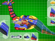 Steel Dino Toy: mechanic Tanystropheus.