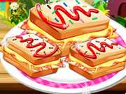 Cooking Breakfast Sandwich