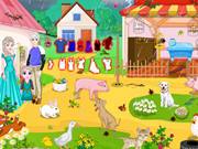 Elsa Family In Farm House