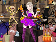 Elsa Halloween Shop Cleaning