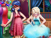 Ladybug and Elsa Pregnant Wardrobe