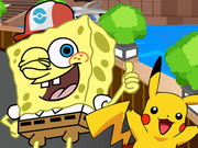 Spongebob Play Pokemon Go