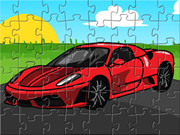 Ferrari Cartoon Puzzle