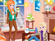 Frozen Sisters Welcome Winter