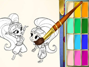 Shimmer And Shine Coloring Book