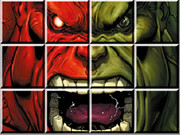 Red Vs Green Hulk Sliding