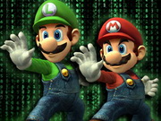 Mario Matrix Sliding