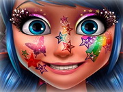 Ladybug Glittery Makeup